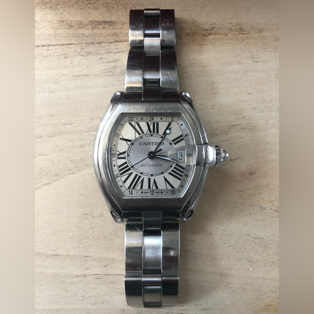 Cartier Roadster GMT XL (W62032X6)